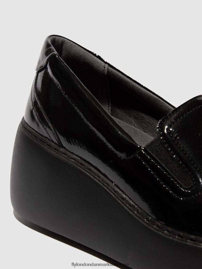 Fly London Kvinder slip-on sneakers deca459 X84ZLZ746 sort
