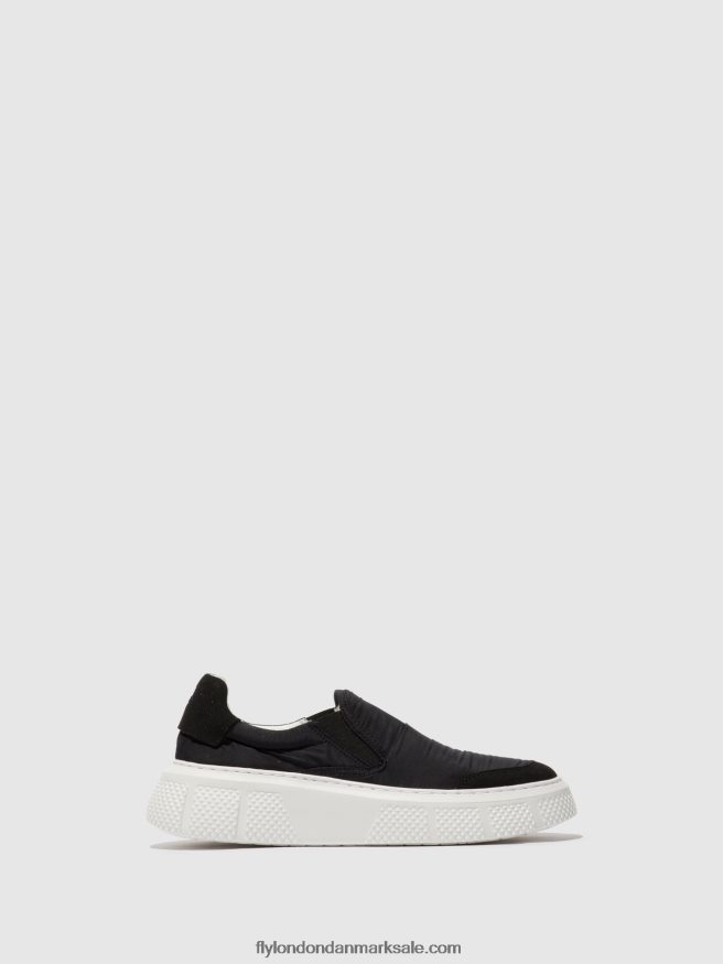 Fly London Kvinder slip-on sneakers elin509 X84ZLZ752 sort
