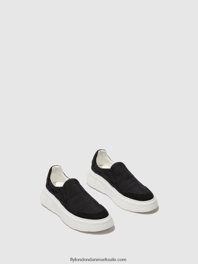 Fly London Kvinder slip-on sneakers elin509 X84ZLZ752 sort