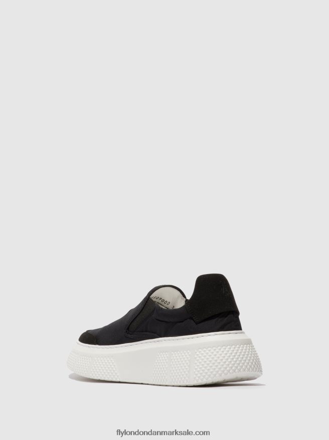 Fly London Kvinder slip-on sneakers elin509 X84ZLZ752 sort