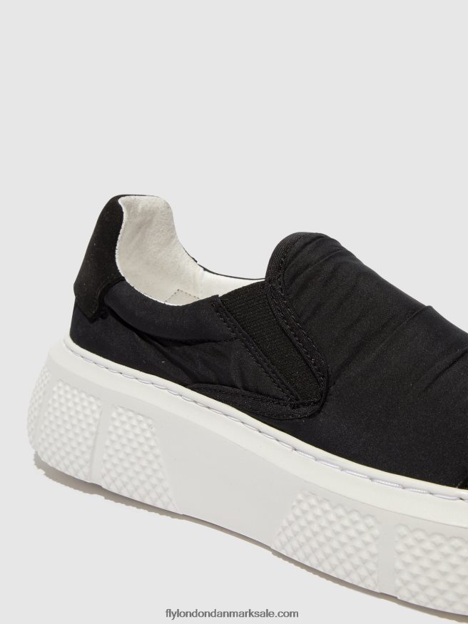 Fly London Kvinder slip-on sneakers elin509 X84ZLZ752 sort