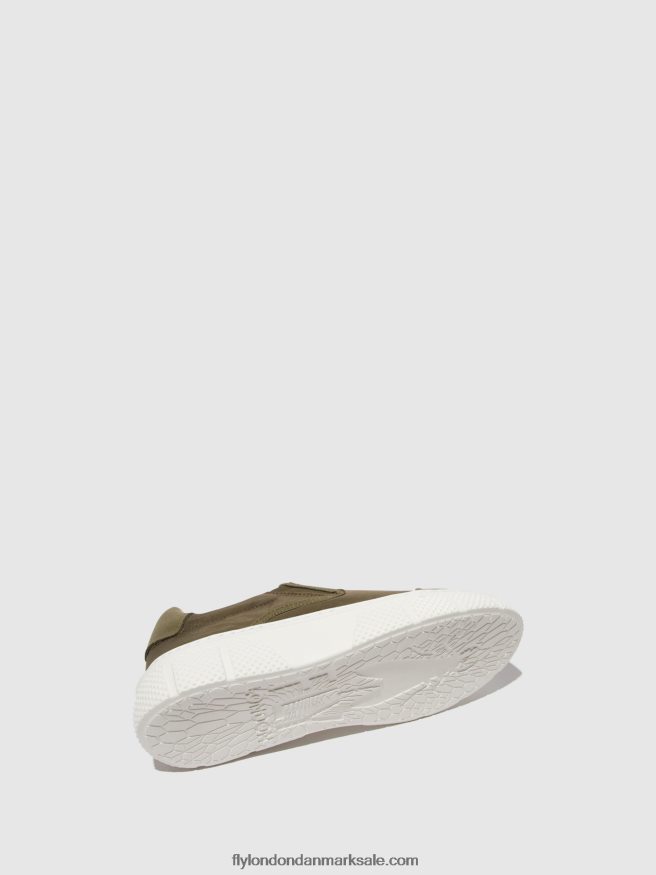 Fly London Kvinder slip-on sneakers elin509 X84ZLZ753 kaki