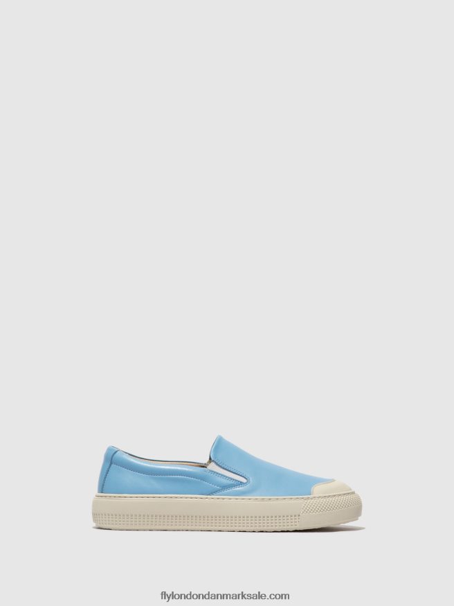 Fly London Kvinder slip-on sneakers toaf584 X84ZLZ707 blå