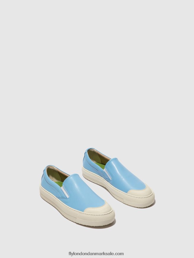 Fly London Kvinder slip-on sneakers toaf584 X84ZLZ707 blå