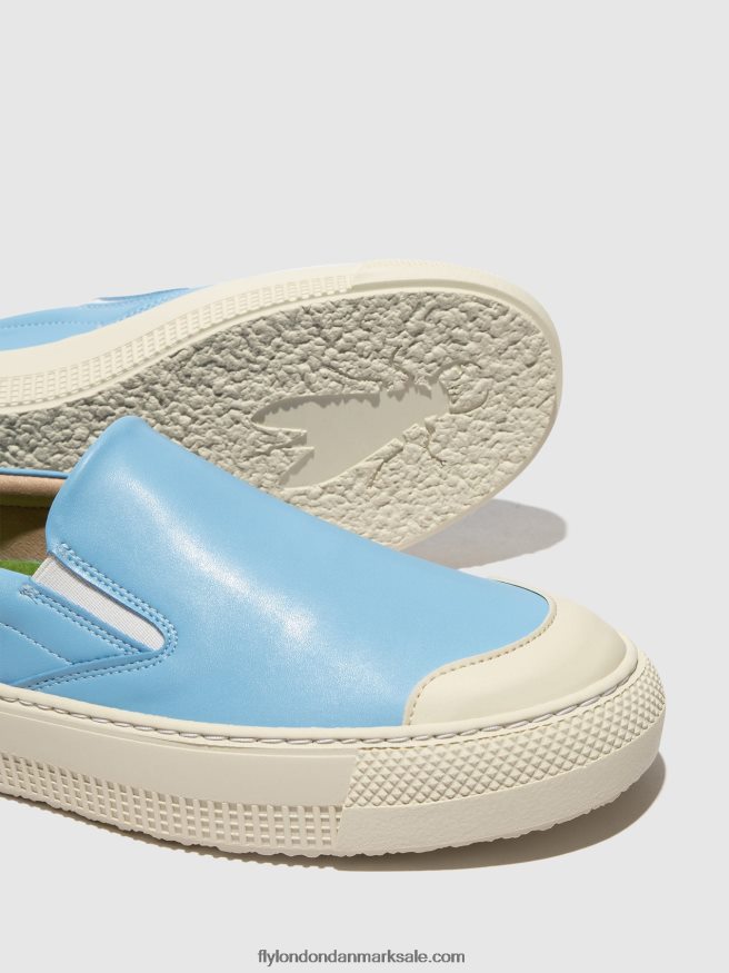 Fly London Kvinder slip-on sneakers toaf584 X84ZLZ707 blå