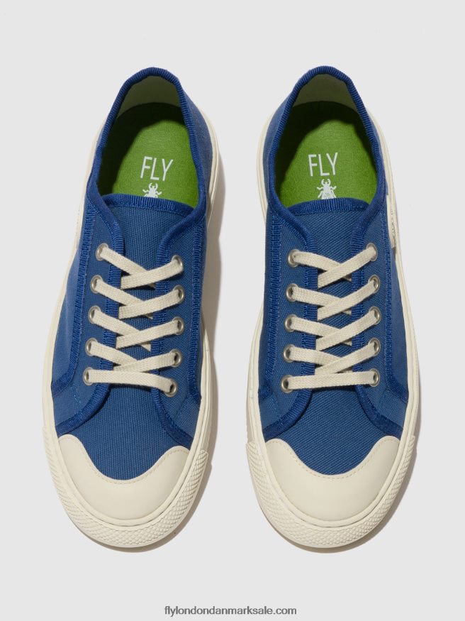 Fly London Kvinder snøresko tere557 X84ZLZ738 blå