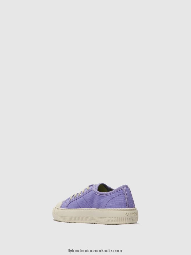 Fly London Kvinder snøresko tere557 X84ZLZ739 lavendel