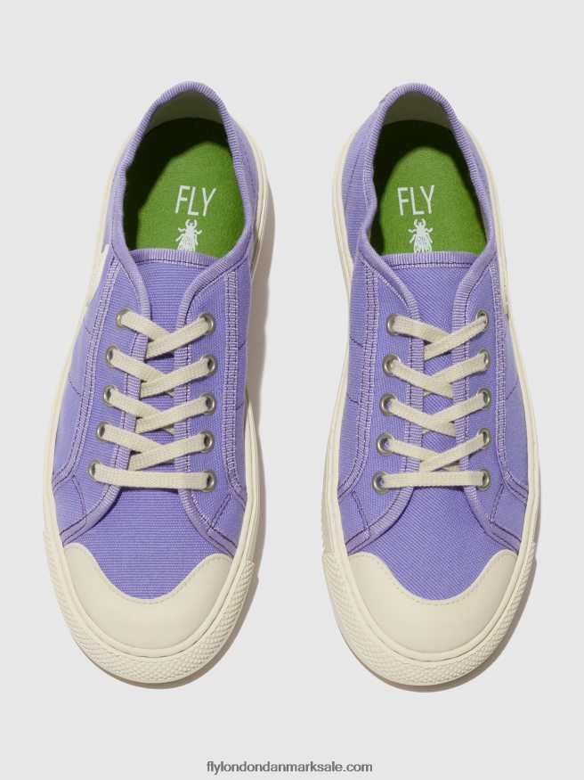 Fly London Kvinder snøresko tere557 X84ZLZ739 lavendel