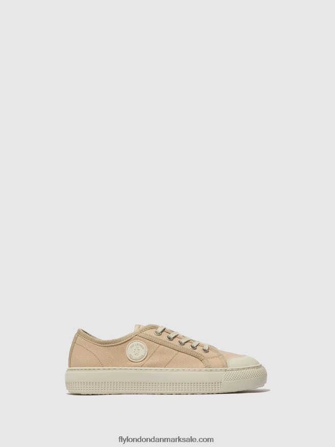 Fly London Kvinder snøresko tere557 X84ZLZ741 beige