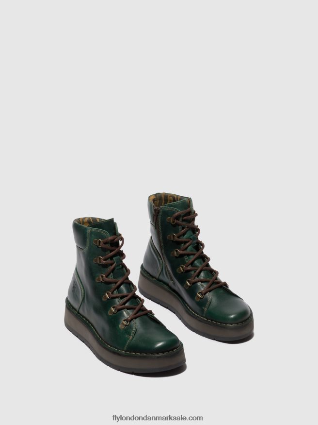 Fly London Kvinder ankelstøvler med snøre roxy094 X84ZLZ89 benzin