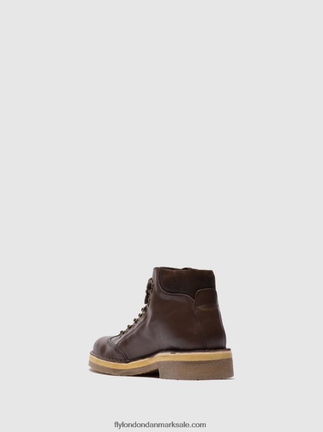 Fly London Mænd ankelstøvler med snøre reus075 X84ZLZ806 øko/oliesuede (vegetabilsk) mocca