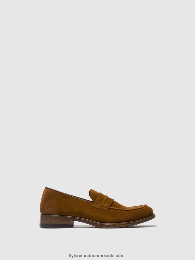 Fly London Mænd loafers sko mebo956 X84ZLZ817 tan