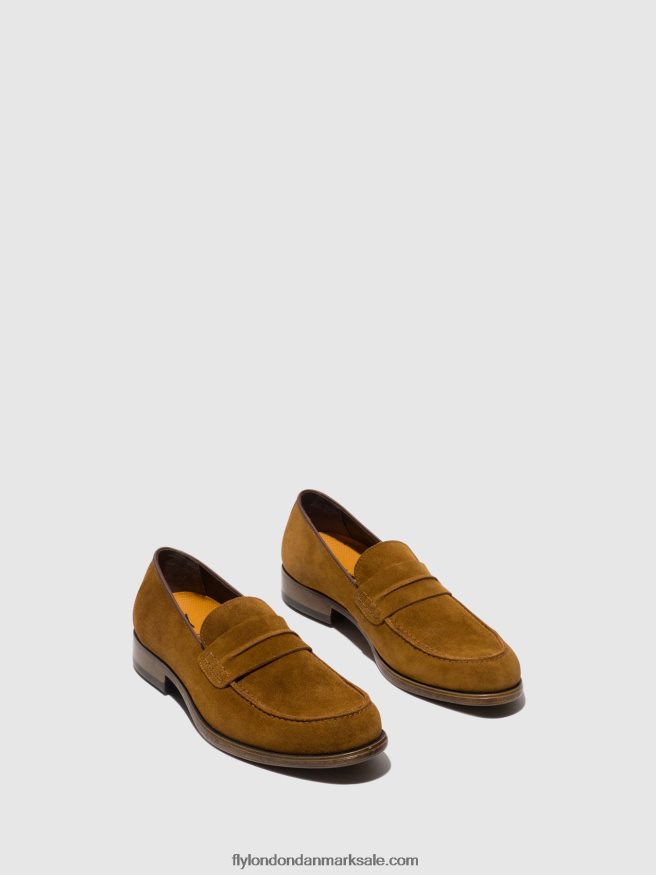 Fly London Mænd loafers sko mebo956 X84ZLZ817 tan