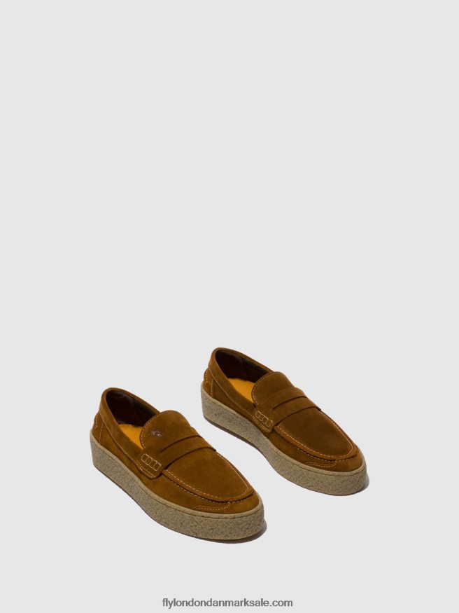 Fly London Mænd slip-on sko roel517 X84ZLZ826 tan