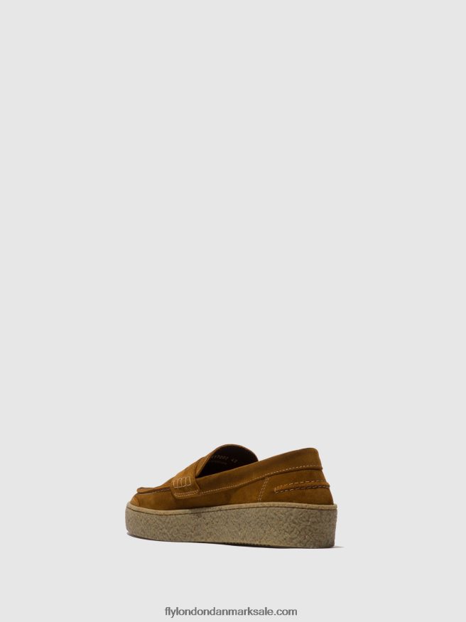 Fly London Mænd slip-on sko roel517 X84ZLZ826 tan