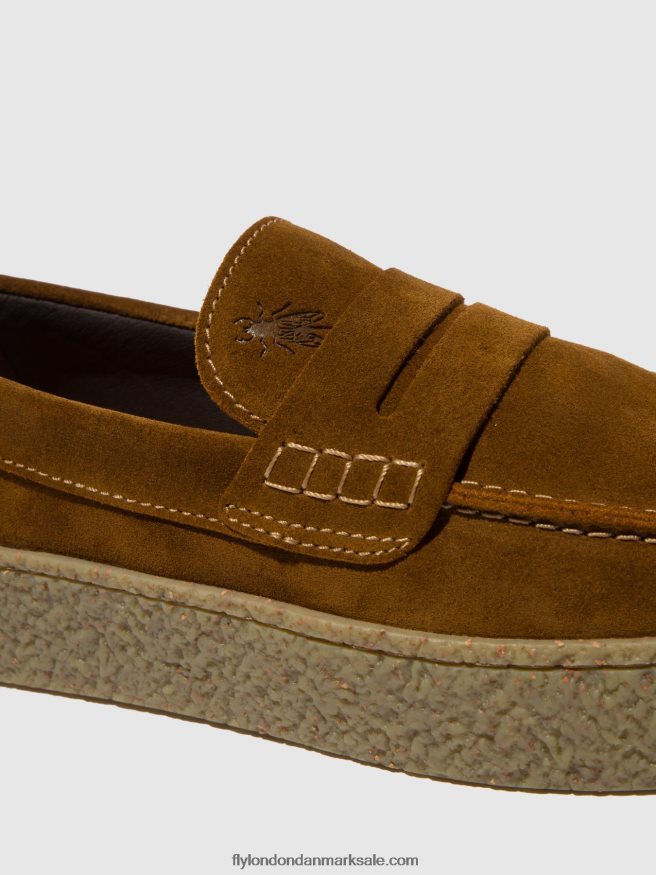 Fly London Mænd slip-on sko roel517 X84ZLZ826 tan