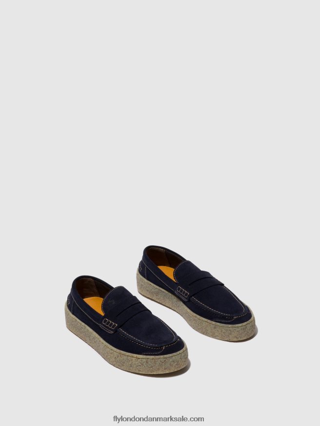 Fly London Mænd slip-on sko roel517 X84ZLZ828 flåde