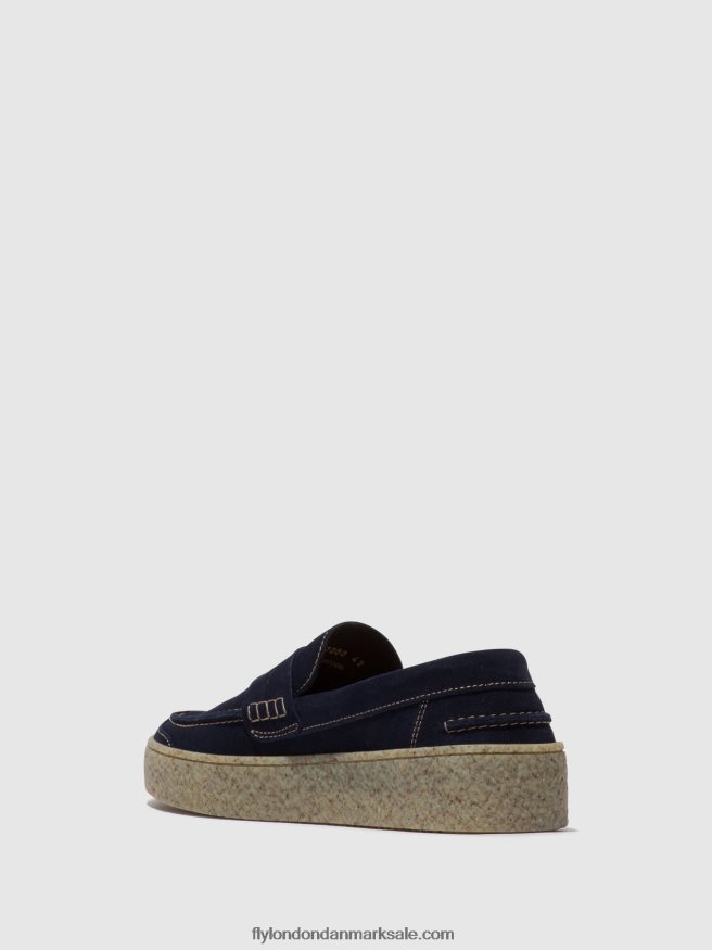 Fly London Mænd slip-on sko roel517 X84ZLZ828 flåde