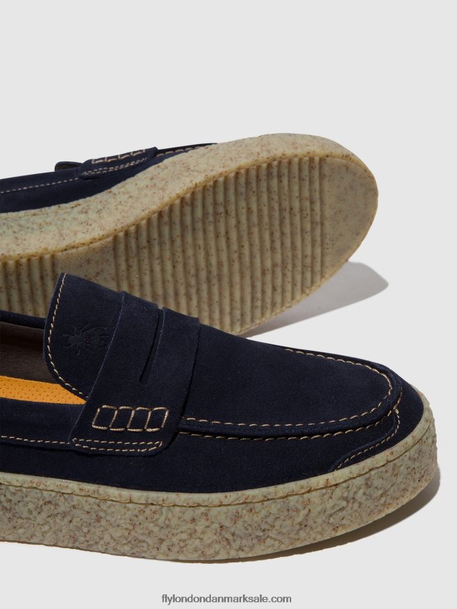 Fly London Mænd slip-on sko roel517 X84ZLZ828 flåde