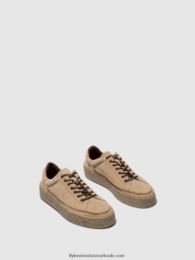 Fly London Mænd snøresko ronn519 X84ZLZ829 beige