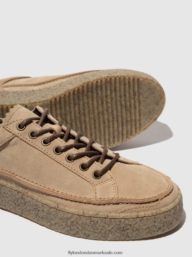 Fly London Mænd snøresko ronn519 X84ZLZ829 beige