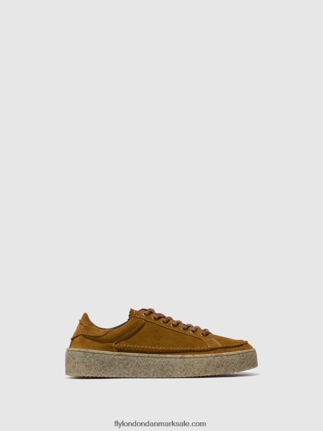 Fly London Mænd snøresko ronn519 X84ZLZ831 tan