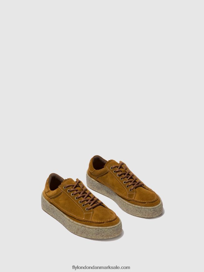 Fly London Mænd snøresko ronn519 X84ZLZ831 tan