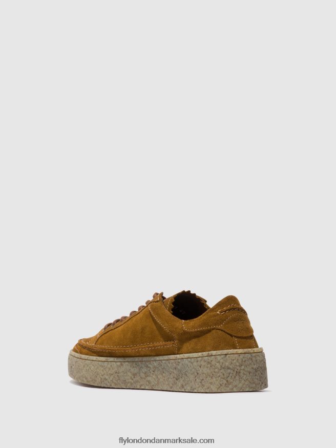 Fly London Mænd snøresko ronn519 X84ZLZ831 tan