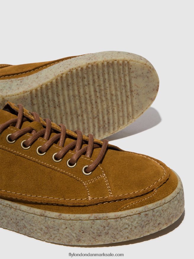 Fly London Mænd snøresko ronn519 X84ZLZ831 tan