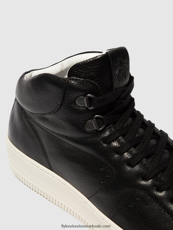 Fly London Mænd hi-top trænere beat514 X84ZLZ841 sort